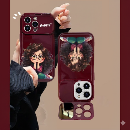 كفر الأيفون الأنيق مع مرآية ❤️Coque iPhone Élégante avec Miroir Intégré ✨